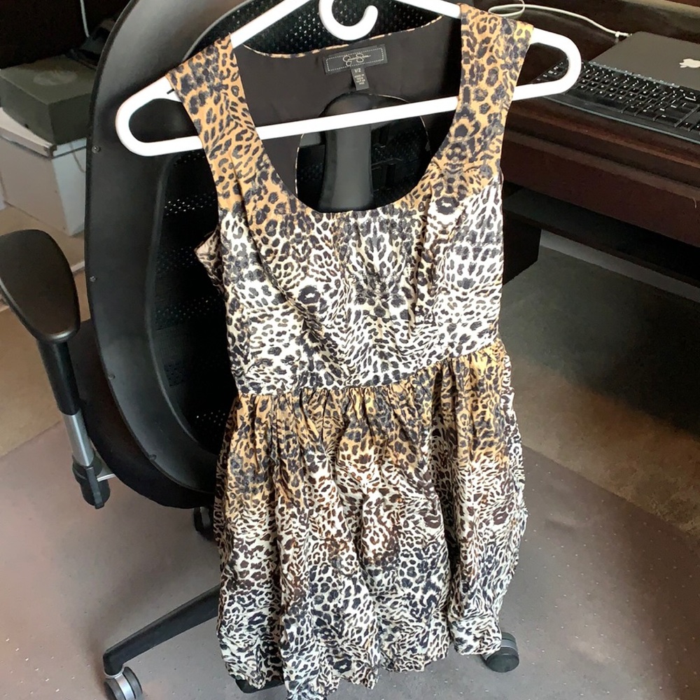 Leopard print Jessica Simpson dress